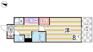 貿易センター駅 徒歩2分 15階の物件間取画像